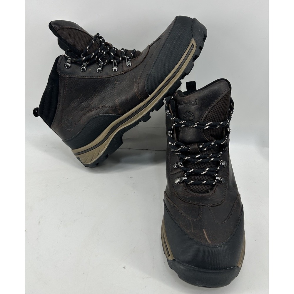 Timberland Backroad Hiker 22913 Dark Brown Black Hiking‎ Boots Men's Size 7